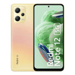 Redmi note 12 5g sunrise gold 6gb 128gb ram Front Back View