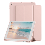 Robocare silicon cover for apple ipad 10 2 inch 8thand9th gen Sand Pink Full View