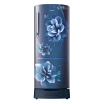 Samsung 183 l direct cool single door 3 star refrigerator rr20c1823cu hl camellia blue Front View
