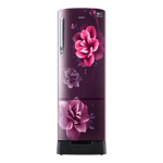 Samsung 246 l direct cool single door 3 star refrigerator rr26c3893cr hl camellia purple Front View