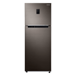 Samsung 407 l frost free double door 3 star refrigerator rt42b5c5edx hl luxe brown Front View