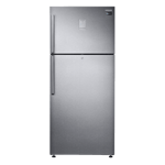 Samsung 530 l frost free double door refrigerator rt56c637ssl tl clean steel Front View