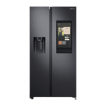 Samsung 657 L Frost Free Side By Side Door Spacemax Family Hub Refrigerator RS74T5F01B4 TL Front