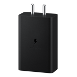 Samsung 65w pd power adapter trio black Front View