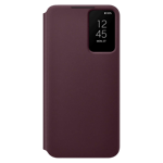 Samsung Clear View Cover For Galaxy S22 Plus 5G Burgundy 3 min
