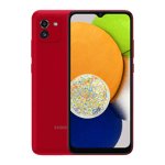 Samsung Galaxy A03 Red 6Gb 128Gb front back view