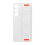Samsung Silicone Grip Case For Galaxy S23 Plus White 01