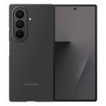 Samsung carbon shield case for galaxy z fold 7 black Front Back View