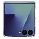 Samsung clear case for galaxy z flip 7 transparent Back Flip View