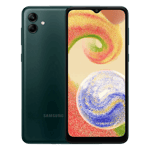 Samsung galaxy a04 green 128gb 4gb ram Front Back View