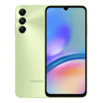 Samsung galaxy a05s light green 4gb 128gb Front Back View