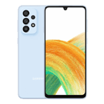 Samsung galaxy a33 5g awesome blue 128gb 8gb ram Front Back View