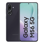 Samsung galaxy m56 5g black 128gb 8gb ram Front Back View