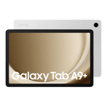 Samsung galaxy tab a9 plus lte silver 128gb 8gb ram Front Back View