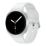 Samsung galaxy watch 8 lte silver 40 mm Front Right View