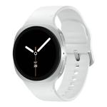 Samsung galaxy watch 8 silver 40 mm Front Right View