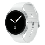 Samsung galaxy watch 8 silver 44 mm Front Right View