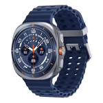 Samsung galaxy watch ultra 2025 lte titanium blue Front Right View