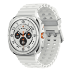 Samsung galaxy watch ultra 2025 lte titanium white Front Right View