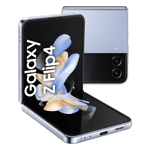 Samsung galaxy z flip 4 5g blue 128gb 8gb ram Front Back View