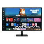 Samsung m5 fhd smart monitor with smart tv experience ls27dm500ewxxl black 27 inchs Front View