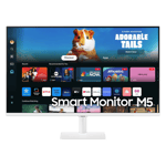 Samsung m5 fhd smart monitor with smart tv experience ls27dm501ewxxl white 27 inch Front View