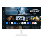 Samsung m7 uhd 4k smart monitor featuring smart tv experience with ai white 32 inch Front View