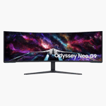 Samsung odyssey neo g9 curved 1000r uhd gaming monitor ls57cg950nwxxl black 57 inch Front View