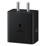 Samsung t4511 45w charger with type c to type c cable ep t4511xbegin black Front View