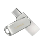 SanDisk Ultra Dual Drive Luxe USB Type C Steel 256 GB 1
