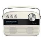 Saregama carvaan 6w tamil portable bluetooth speaker porcelain white Front View