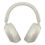 Sony WH 1000XM5 Boom Headset Silver 1