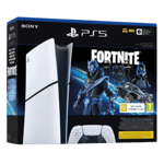 Sony playstation 5 slim digital d chassi fortnite bundle white Box View