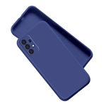 Space cloth back case for samsung galaxy a23 blue Back View