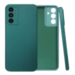Space cloth silicon back case for samsung galaxy a14 5g green Full View