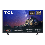 TCL 126 cm 50 inch 4k ultra hd smart certified android led tv 50p615 Full View