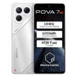 Tecno pova 7 5g magic silver 8gb 256gb front back View