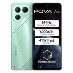 Tecno pova 7 5g oasis green 8gb 256gb Front Back View