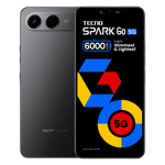 Tecno spark go 5g ink black 4gb 128gb Front Back View