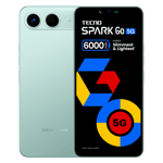 Tecno spark go 5g turquoise green 4gb 128gb Front Back View