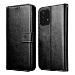Trumbote flip cover for samsung galaxy a23 5g black Full View