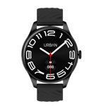 Urban Revolt 3 Smartwatch Jet Black front view