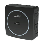V Guard Neo Crystal Voltage Stabilizer Black front