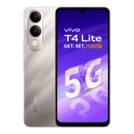 Vivo t4 lite 5g titanium gold 128gb 6gb ram Front Back View Image