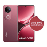 Vivo v50 5g elite edition rose red 512gb 12gb ram TWS Icon