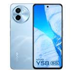 Vivo y58 5g himalayan blue 8gb 128gb Front Back View