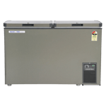 Voltas 286 l double door convertible freezer cvf320da5 p grey Front View