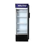 Voltas 320 L Single Door Direct Cool Metallic Fgls Visi Cooler VC GT 320 SD P White web view side viewwe