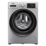 Whirlpool 6 5kg fully automatic front load washing machine xo6510bys majestic silver Front View