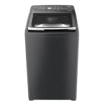 Whirlpool 8 0kg fully automatic top load washing machine stain wash pro grey Front View